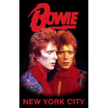 Merch David Bowie: Textilný plagát New York City