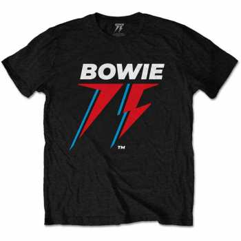 Merch David Bowie: Tričko 75th Logo David Bowie 