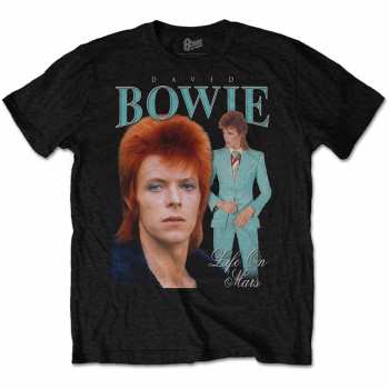 Merch David Bowie: Tričko Life On Mars Homage 