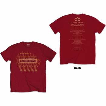 Merch David Bowie: Tričko Pheonix Festival  S