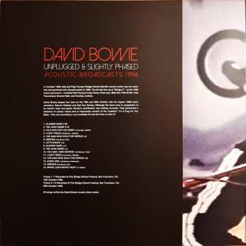 2LP David Bowie: Unplugged & Slightly Phased (Acoustic Broadcasts 1996)