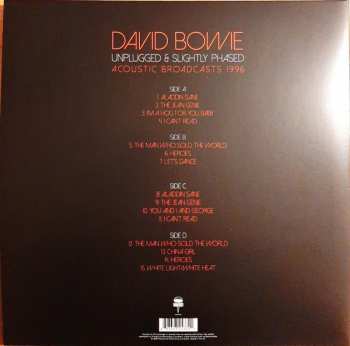 2LP David Bowie: Unplugged & Slightly Phased (Acoustic Broadcasts 1996)
