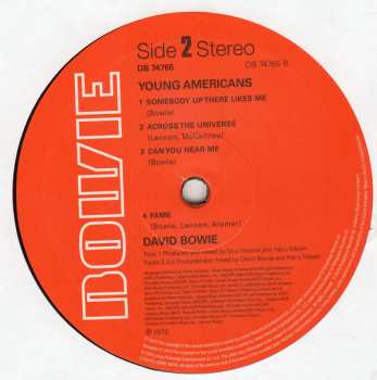 LP David Bowie: Young Americans