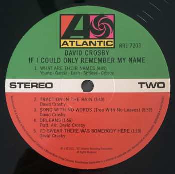 LP David Crosby: If I Could Only Remember My Name