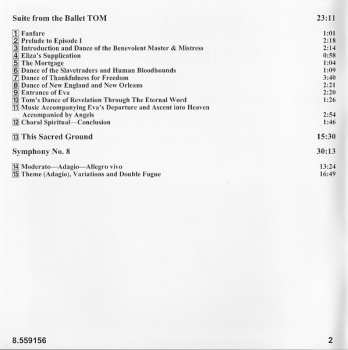 CD Gerard Schwarz: Symphony No. 8 • Suite From The Ballet Tom • This Sacred Ground