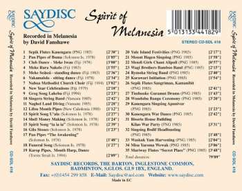 CD David Fanshawe: Spirit Of Melanesia