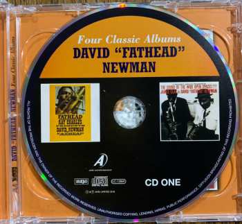 2CD David "Fathead" Newman: Four Classic Albums