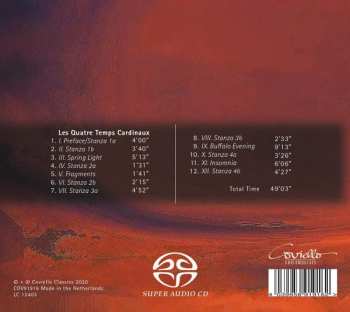 SACD Brad Lubman: Les Quatre Temps Cardinaux