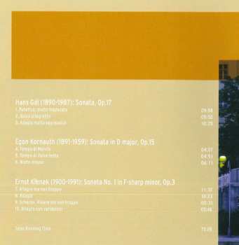 CD Ernst Krenek: Violin Sonatas - The Vienna Connection