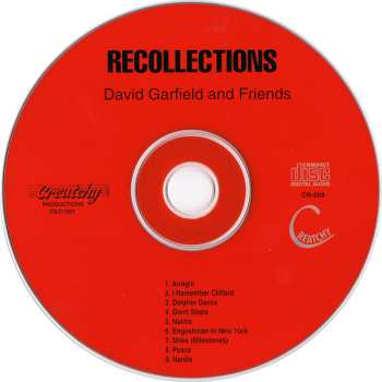 CD David Garfield And Friends: Recollections