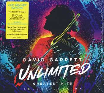 2CD David Garrett: Unlimited, Greatest Hits, Deluxe Version DLX | LTD