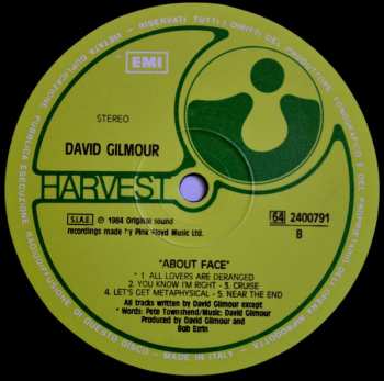 LP David Gilmour: About Face