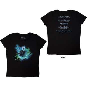 Merch David Gilmour: David Gilmour Ladies T-shirt: Luck & Strange Rome (black) (back Print & Ex-tour) (small) S