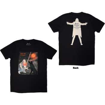 Merch David Gilmour: David Gilmour Unisex T-shirt: Luck & Strange Fortuna E Strano (black) (back Print & Ex-tour) (large) L