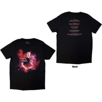 Merch David Gilmour: David Gilmour Unisex T-shirt: Luck & Strange London (black) (back Print & Ex-tour) (medium) M