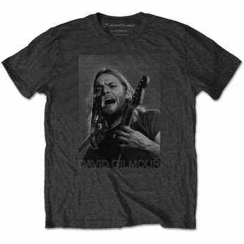 Merch David Gilmour: Tričko On Microphone Half-tone 