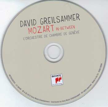 CD David Greilsammer: Mozart In-Between