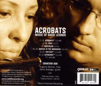 CD David Leisner: Acrobats (Music Of David Leisner)