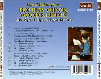 CD David Aprahamian Liddle: Liddle Plays Hollins, Widor, Wood & Liddle