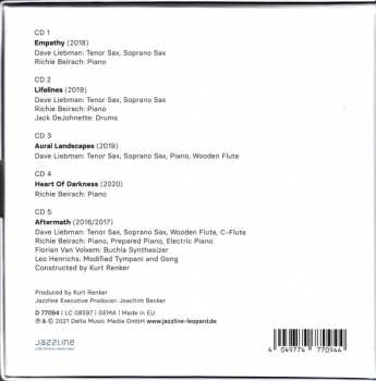 5CD/Box Set David Liebman / Richard Beirach: Empathy (Five Improvised Soundscapes 2016-2020)