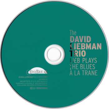 CD David Liebman Trio: Lieb Plays The Blues A La Trane