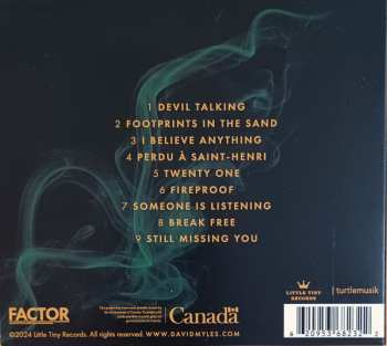 CD David Myles: Devil Talking