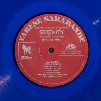 2LP David Newman: Serenity (Original Motion Picture Soundtrack) CLR | DLX