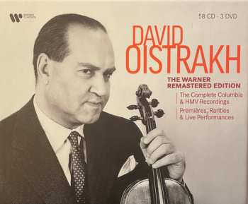 58CD/3DVD/Box Set David Oistrach: The Warner Remastered Edition - (The Complete Columbia & HMV Recordings / Premieres, Rarities & Live Performances)