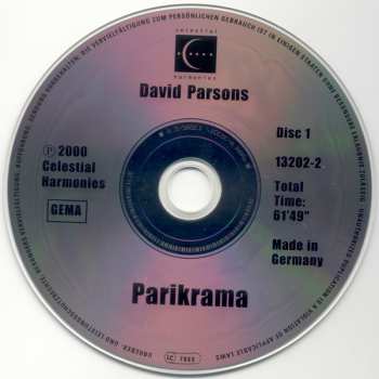 2CD David Parsons: Parikrama
