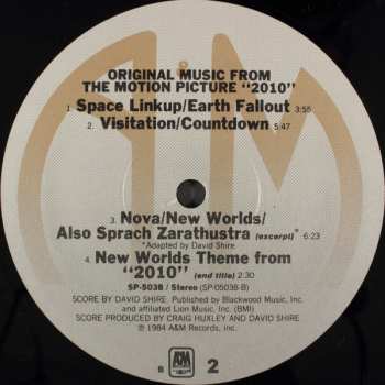 LP David Shire: 2010 (Original Music From The Motion Picture)
