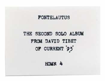 LP David Tibet: Fontelautus CLR