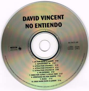 CD David Vincent: No Entiendo