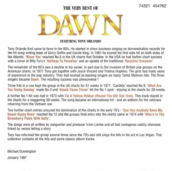 CD Dawn: The Very Best Of Dawn Featuring Tony Orlando
