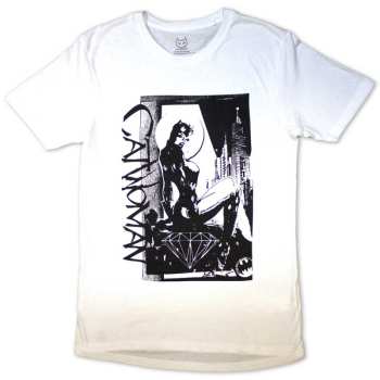 Merch Dc Comics: Dc Comics Unisex T-shirt: Catwoman - Skyline (small) S