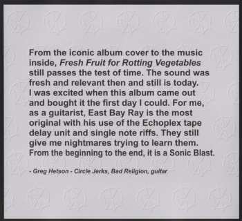 CD Dead Kennedys: Fresh Fruit For Rotting Vegetables (2022 Mix)