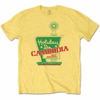 Merch Dead Kennedys: Tričko Holiday In Cambodia  M
