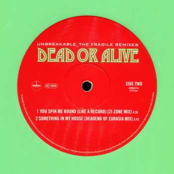 2LP Dead Or Alive: Unbreakable_The Fragile Remixes CLR