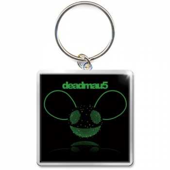 Merch deadmau5: Kľúčenka Green Head 