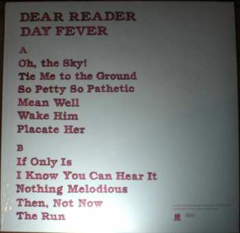 LP Dear Reader: Day Fever LTD | CLR