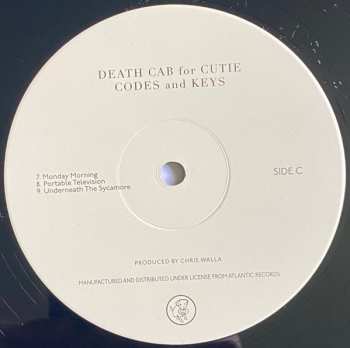 2LP Death Cab For Cutie: Codes And Keys