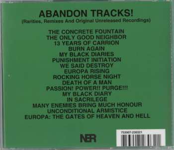 CD Death In June: Abandon Tracks!