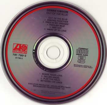 CD Debbie Gibson: Out Of The Blue
