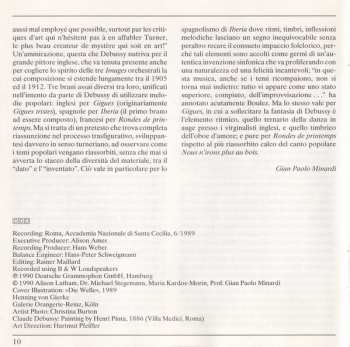 CD Leonard Bernstein: Debussy: La Mer • Images / Preludes A' L'Après-Midi D'Un Faune