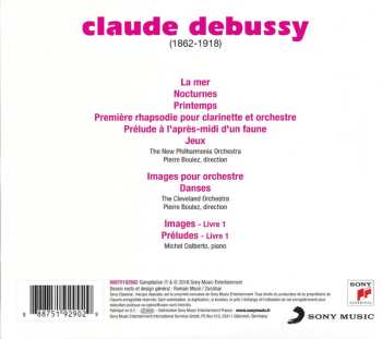 3CD Claude Debussy: La mer - Nocturnes - Printemps - Prélude à l'après-midi d'un faune - Images et Préludes pour piano (Livres 1)