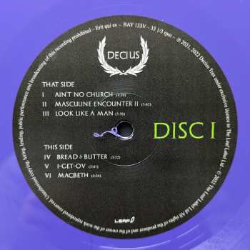 2LP Decius: Decius Vol. I CLR | LTD