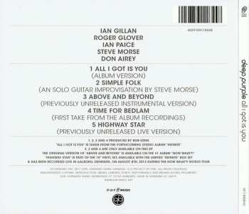 CD Deep Purple: All I Got Is You DIGI