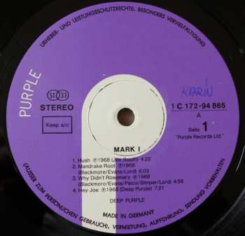 2LP Deep Purple: Mark I & II