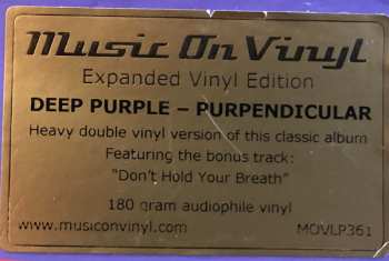 2LP Deep Purple: Purpendicular
