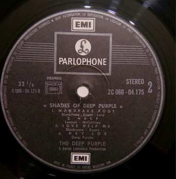 LP Deep Purple: Shades Of Deep Purple