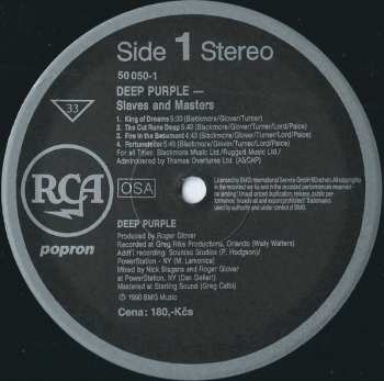 LP Deep Purple: Slaves And Masters